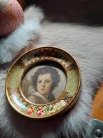Mooi Oud Brocante Medaillon Schilderijtje, Ophalen of Verzenden