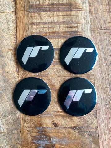 Set Japan Racing JR-Wheels Naafdop Stickers Zwart beschikbaar voor biedingen