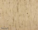 5688 Textiel retro behang beige bruin met geweven look Swiet, Ophalen of Verzenden, Minder dan 10 m², Bruin