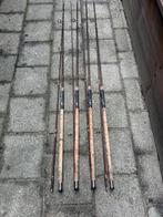 4 handgemaakte karper stokken uit de jaren 80, Ophalen, Gebruikt, Werphengel