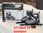 Zeer nette Nijdam verstelbare schaatsen maat 34-37 Geslepen!, Combinoren, Ophalen of Verzenden, Zo goed als nieuw, Nijdam