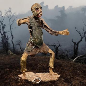 1987 Jan Van Munster Galerie Zombie Beeld Sculptuur beschikbaar voor biedingen