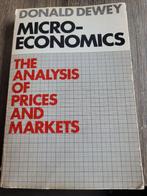 Boek doney dewey micro economics, Boeken, Ophalen of Verzenden, Beta