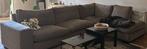 Grijze hoekbank, Huis en Inrichting, Banken | Bankstellen, Ophalen, 250 tot 300 cm, Gebruikt, 100 tot 125 cm
