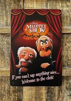 Muppet Show Statler en Waldorf reclamebord van metal deco, Verzamelen, Info@deconoord.nl, Deco Noord, Poster, Nieuw
