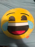 Smiley Kussen - Doe een leuk bod!, Ophalen of Verzenden, Zo goed als nieuw, Geel, Rond