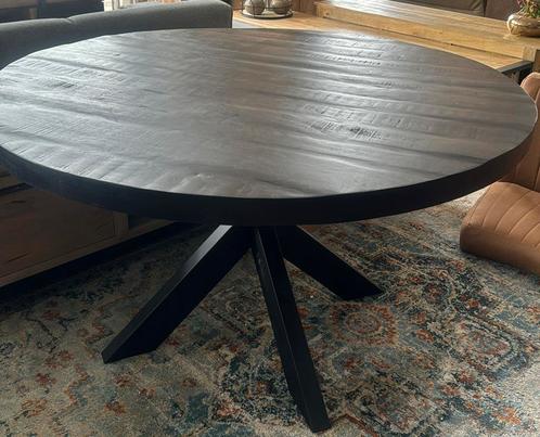 Eettafel Apeldoorn rond, Huis en Inrichting, Tafels | Eettafels, Zo goed als nieuw, 100 tot 150 cm, 100 tot 150 cm, Vier personen