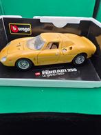 83 ferrari 250 le mans geel 1/18 bburago, Hobby en Vrije tijd, Modelauto's | 1:18, Ophalen of Verzenden, Zo goed als nieuw, Bburago