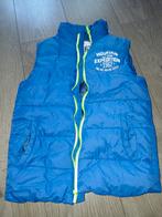 Blauw gewatteerd vest bodywarmer maat 134, Ophalen of Verzenden, Zo goed als nieuw