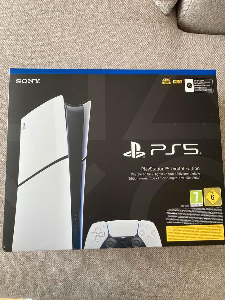 Ps5 digital Nieuw in doos!, Spelcomputers en Games, Spelcomputers | Sony PlayStation 5, Nieuw, Playstation 5 Digital, Ophalen of Verzenden