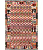 Handgeweven Afghaanse Kelim Tapijt 290x196cm, 150 tot 200 cm, Nieuw, Ophalen of Verzenden, Rechthoekig