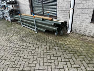 Groene PVC afvoerpijpen beschikbaar voor biedingen