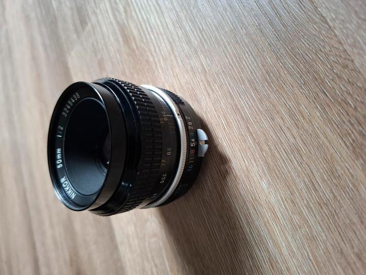 Nikon nikkor 50mm f2 pre-ai, Audio, Tv en Foto, Fotografie | Lenzen en Objectieven, Zo goed als nieuw, Standaardlens, Ophalen of Verzenden