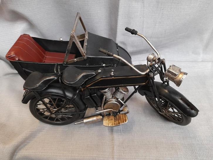 Mooie blikken zijspan, Hobby en Vrije tijd, Modelauto's | 1:5 tot 1:12, Zo goed als nieuw, Auto, Ophalen of Verzenden