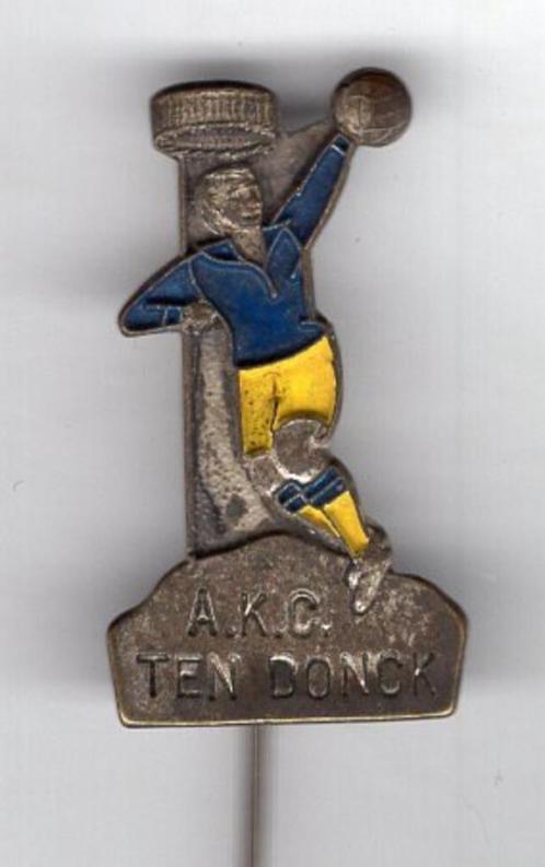 A.K.C. Ten Donck basketbal speldje ( Z_254 ), Verzamelen, Speldjes, Pins en Buttons, Zo goed als nieuw, Speldje of Pin, Sport