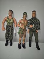 3 action man poppen, Ophalen of Verzenden, Gebruikt