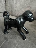 Vintage Geglazuurd Keramieken Aap Bloempot., 25 tot 40 cm, Overige materialen, Binnen, Ophalen of Verzenden