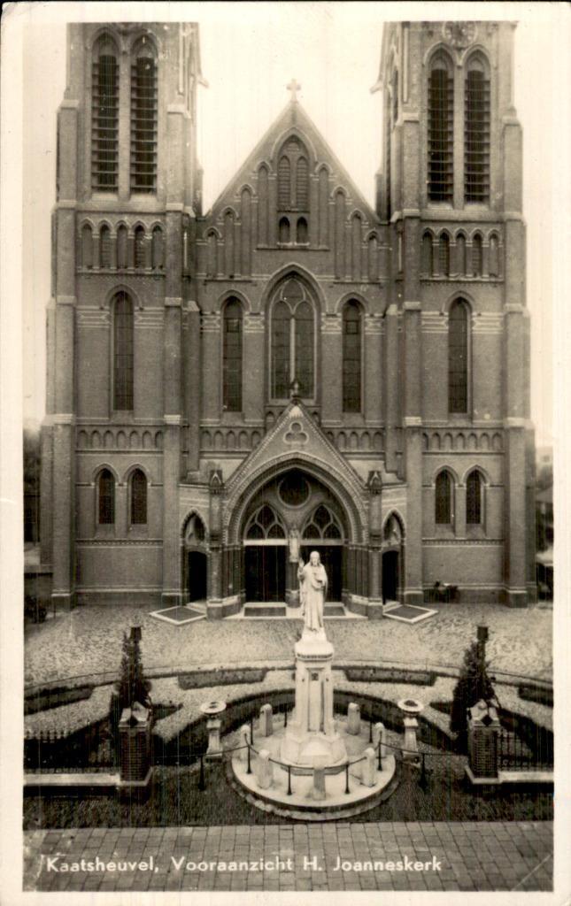 Kaatsheuvel - H. Joanneskerk, Verzamelen, Ansichtkaarten | Nederland, Gelopen, Noord-Brabant, Voor 1920, Ophalen of Verzenden