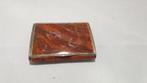Zilveren Emaille doos mint conditie TOPSTUK, Verzenden, Zilver