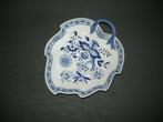 Hütschenreuther Blau Zwiebelmuster, schaaltjes in bladvorm, Antiek en Kunst, Ophalen of Verzenden