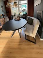 Lamulux Eettafel Ovaal 250cm + Eetbank, Ophalen, 100 tot 150 cm, 200 cm of meer, Zo goed als nieuw