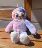 Luiaard knuffel dier pastel kleuren roze paars blauw 30 cm, Ophalen of Verzenden