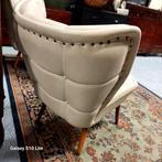 Vintage cocktail fauteuils in goede staat nog en echt leer, Ophalen of Verzenden