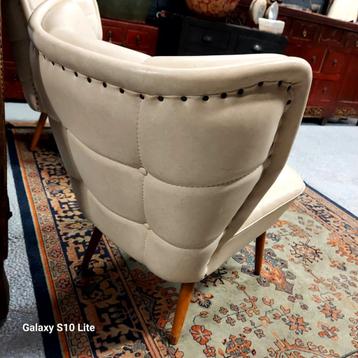 Vintage cocktail fauteuils in goede staat nog en echt leer beschikbaar voor biedingen