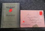 Origineel Wehrpas wo2 ww2 duits, Verzamelen, Militaria | Tweede Wereldoorlog, Ophalen of Verzenden, Landmacht, Duitsland