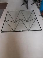 Paolo Piva Alanda glazen salontafel, Ophalen, Vierkant, Glas, Minder dan 50 cm