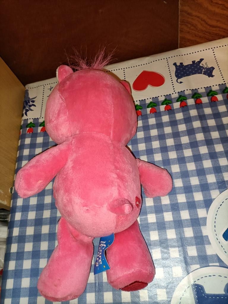 Roze Troetelbeer knuffel Troetelbeertjes 29 cm groot, Ophalen of Verzenden