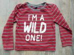 Longsleeve rood gestreept maat 110 T-shirt lang mouw, Kinderen en Baby's, Kinderkleding | Maat 110, Ophalen of Verzenden, Zo goed als nieuw