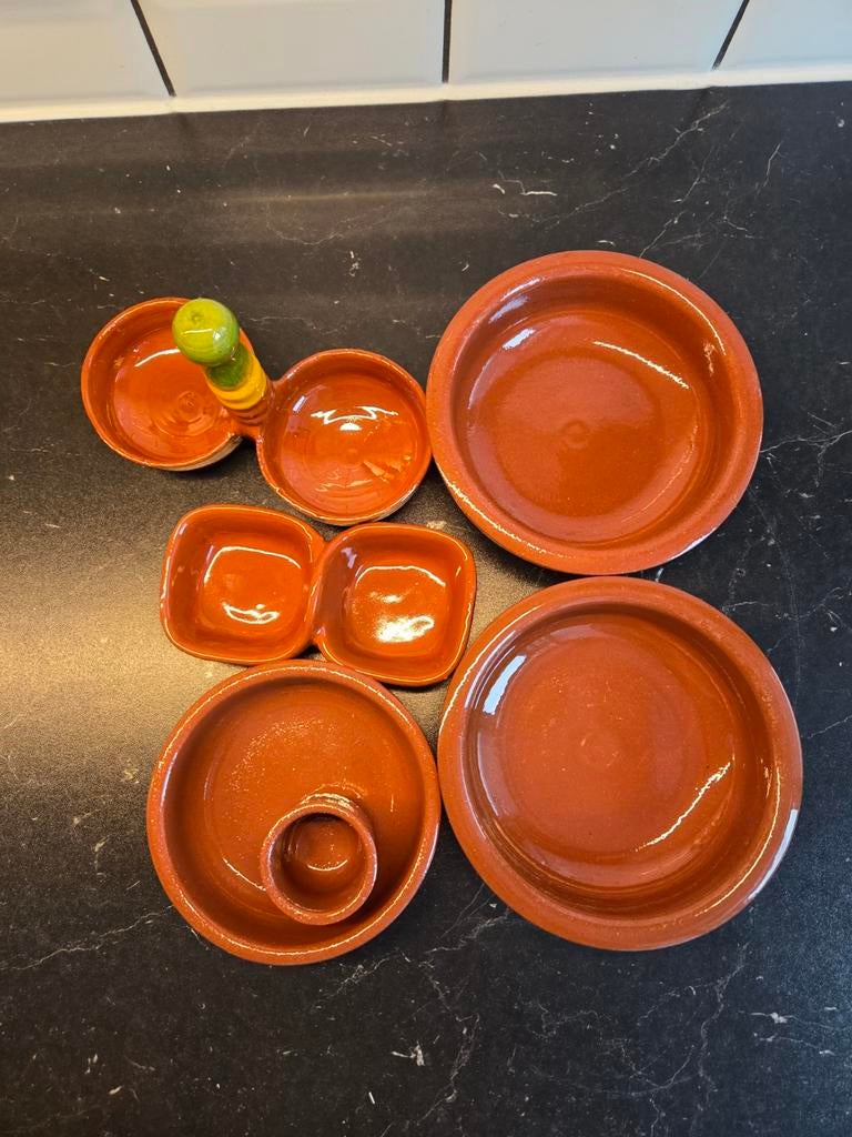 Tapasschaaltjes, Ophalen of Verzenden, Overige stijlen, Aardewerk, Schaal of Schalen