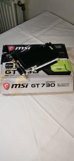 MSI N730K-2GD3H/LP videokaart, Computers en Software, Videokaarten, GDDR3, Verzenden, VGA, Zo goed als nieuw