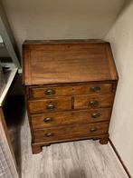 Engelse 19e eeuwse Secretaire bureau kastje authentiek, Ophalen, Zo goed als nieuw