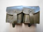 Pouch dubbe italiaans wo2 Carcano ammo pouch, Ophalen of Verzenden, Overige gebieden, Overige typen