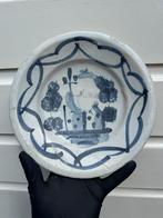 Majolica bord ( gerestaureerd ), Ophalen of Verzenden