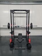 Pivot Fitness Power Rack geheel compleet, Ophalen, Zo goed als nieuw, Krachtstation