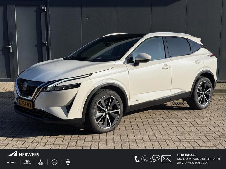 Nissan Qashqai 1.5 e-Power Tekna / Apple carplay / Android a, Auto's, Nissan, Bedrijf, Te koop, Qashqai, 360° camera, ABS, Achteruitrijcamera