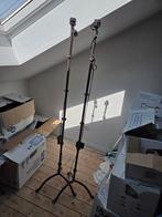 Prachtige vloerlampen 2 stuks grijs, Ophalen
