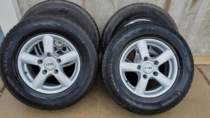 Winterbanden met Alluminium Velgen - 16 inch, Auto diversen, Auto-accessoires, Gebruikt, Ophalen