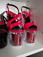 Pleaser heels rood met glitter, Kleding | Dames, Nieuw, Ophalen of Verzenden, Rood, Dansschoenen