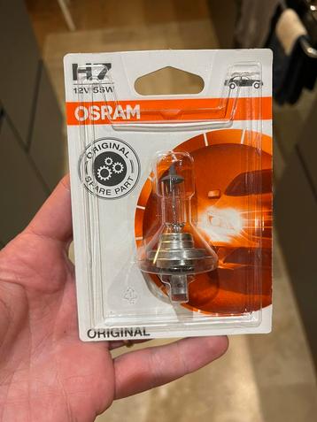 H7 12v 55W osram lamp. Nieuw