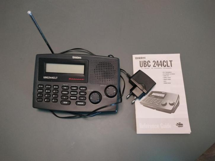 Uniden UBC244CLT (Kerkradio) scanner, Telecommunicatie, Scanners, Gebruikt, 30 tot 200 kanalen, Ophalen