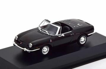 Fiat 850 Sport Spider 1968 Zwart beschikbaar voor biedingen