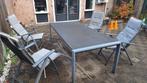 Tuinset Royal Patio 4 personen, Tuin en Terras, Ophalen, 4 zitplaatsen, Gebruikt, Aluminium