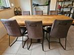 6 x Eetkamerstoelen Henders en Hazel, Huis en Inrichting, Stoelen, Ophalen, Gebruikt, Stof, Vijf, Zes of meer stoelen