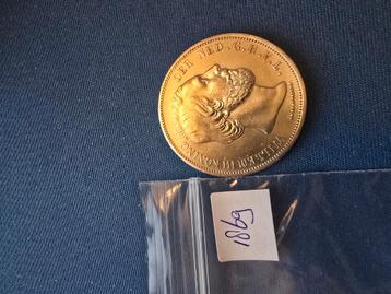 Willem III Rijksdaalder 1869 beschikbaar voor biedingen