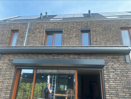 Zonnescherm, antraciet, elektrisch met afstandsbediening., Tuin en Terras, Zonneschermen, Nieuw, Knikarmscherm, Elektrisch, Ophalen