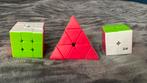 3 prachtige rubiks cubes, Ophalen of Verzenden, Minder dan 500 stukjes, Zo goed als nieuw, Rubik's of 3D-puzzel